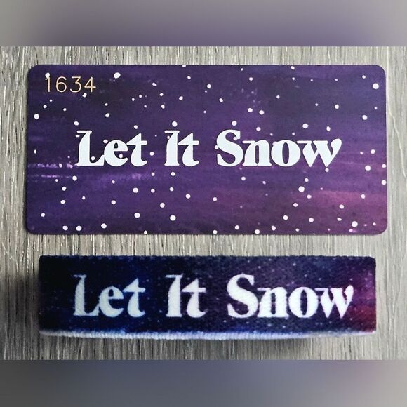 ZOX "LET IT SNOW" #1634 FOX EXCLUSIVE New Med SOLD OUT Collectible Wristband - Picture 3 of 6